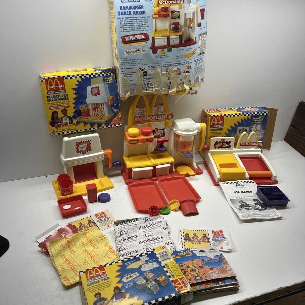 Huge Vintage Bundle McDonald's Happy Meal Magic Toy Bundle 1993 Rare